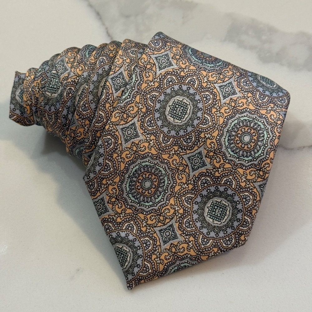 Pierre Cardin Couture Collection Silk Grecian Roman Print